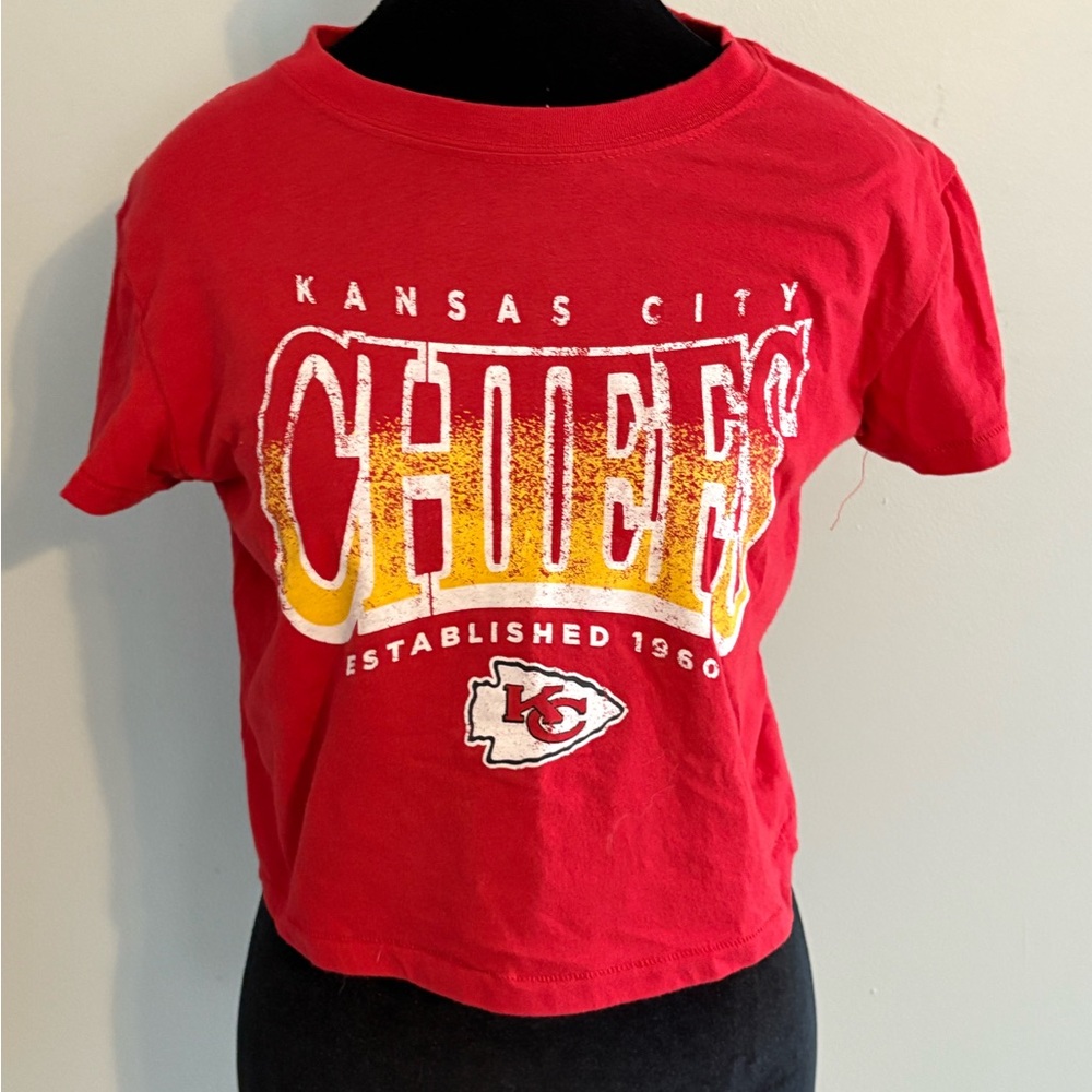 NFL Kansas City Chiefs Red Cropped Tee